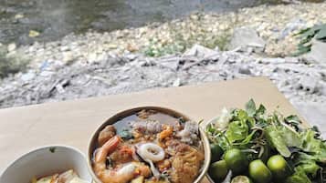Free daily local cuisine breakfast