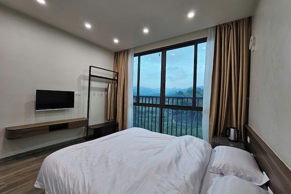 Habitación básica doble, vista a la ciudad