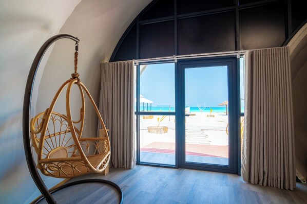 Vue sur la plage/l’océan