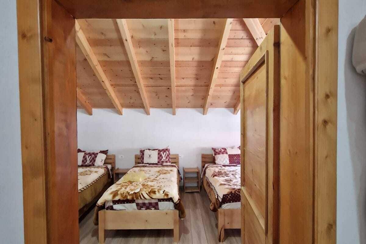 Comfort Quadruple Room, Mountain View | Desk, blackout curtains, soundproofing, iron/ironing board