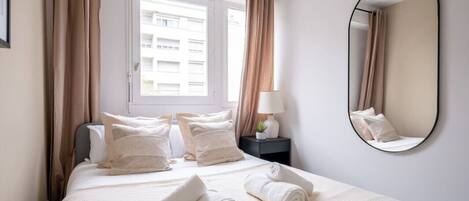 1 sovrum, strykjärn/strykbräda, gratis wi-fi och sängkläder