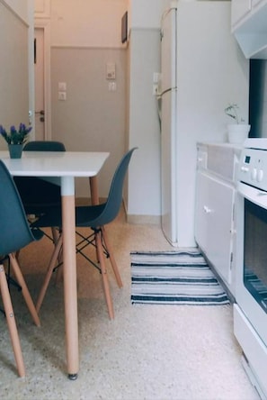 Apartment, 1 Bedroom, Balcony, Garden View | Dining room - Athens Apartment 1-min Walk to Metro (Athens)
