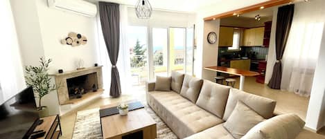 Apartment, 2 Schlafzimmer, barrierefrei, Raucher | Wohnzimmer