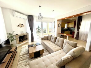 Apartment, 2 Schlafzimmer, barrierefrei, Raucher | Wohnzimmer