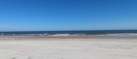 Vlak bij het strand