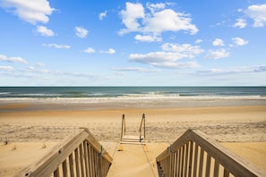 On the beach