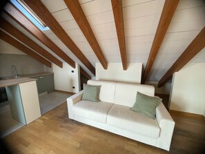 Condo, City View | Living area | 32-inch flat-screen TV with digital channels - Orchidea Apartment (Seregno)