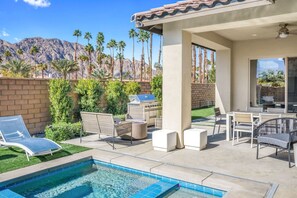 Outdoor dining - Modern PGA West Home- Stadium Course!  All the amenities! (La Quinta)