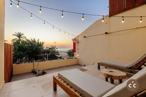Terrace/patio - Inigualable Suite, dos recamaras frente a Zicatela (Brisas de Zicatela)
