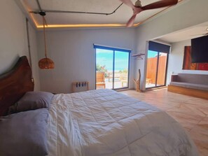 1 bedroom, iron/ironing board, WiFi, bed sheets - Espectacular Suite Frente a Playa Zicatela  1BDR (Brisas de Zicatela)
