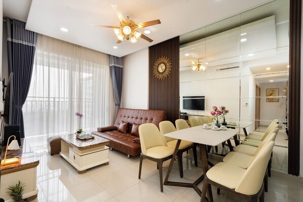 Junior Room, Balcony, City View | View from room - Gin House - Golden Mansion APT Phu Nhuan (Ho Chi Minh City)