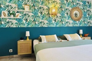 2 soverom, strykejern/-brett, wi-fi (inkludert) og sengetøy