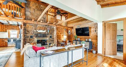 Log Cabin Retreat in Kentucky: Fire Pit & Grill!