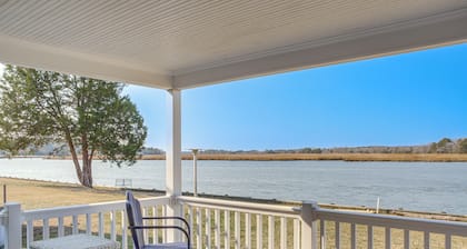 Riverfront Gem w/ Fire Pit in Eden