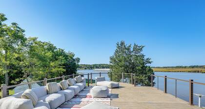 Riverfront Gem w/ Fire Pit in Eden