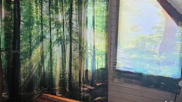 2 chambres, fer et planche Ă repasser, draps fournis