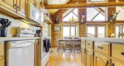 Log Home w/ Deck & Sunset Views: 19 Mi to Oconto!