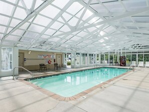 Indoor pool, a heated pool