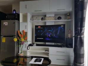 Condo, 1 Bedroom, Accessible, Balcony | Room amenity - Araneta Cubao No Brown Outs 1BR Furnished Condo With Balcony Free Wifi Netflix (Quezon City)