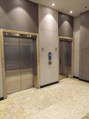 Condo, 1 Bedroom, Accessible, Balcony | Interior - Araneta Cubao No Brown Outs 1BR Furnished Condo With Balcony Free Wifi Netflix (Quezon City)