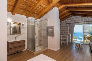Comfort Duplex, 1 Bedroom, Pool Access, Sea View | Living area - Olive Resort (Petrovac)