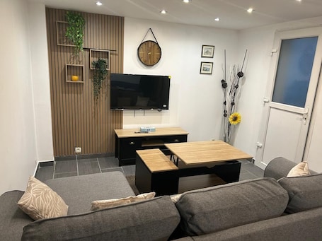 Coin séjour. Appartement de 52 m2 à Bezons à 15mn de la défense