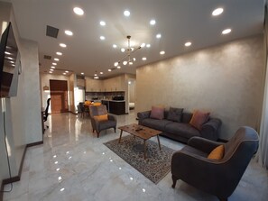 Living area - King David standard two bedroom 24 (Tbilisi)