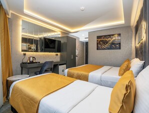 Classic-Zweibettzimmer | Hochwertige Bettwaren, Zimmersafe, schallisolierte Zimmer