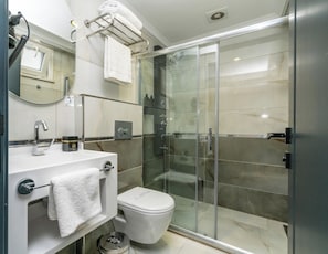 Standard Double Room, 1 Double Bed, City View | Bathroom | Slippers