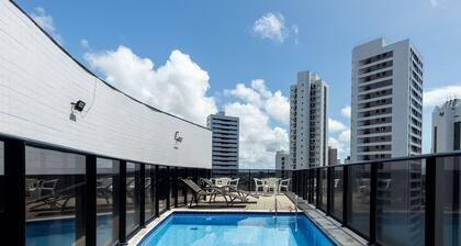 Flat 206 no Parque da Jaqueira-SH032