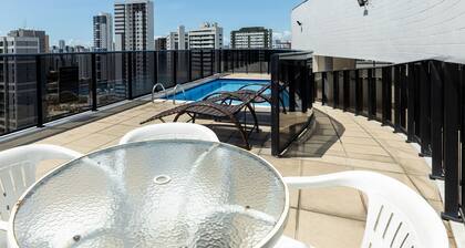 Flat 206 no Parque da Jaqueira-SH032
