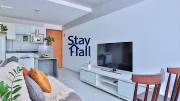 Apartamento básico | Área de estar