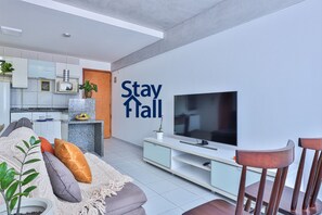 Living area - Flat 206 no Parque da Jaqueira-SH032 (Recife)