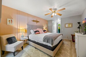 2 dormitorios, tabla de planchar con plancha, wifi gratis y ropa de cama