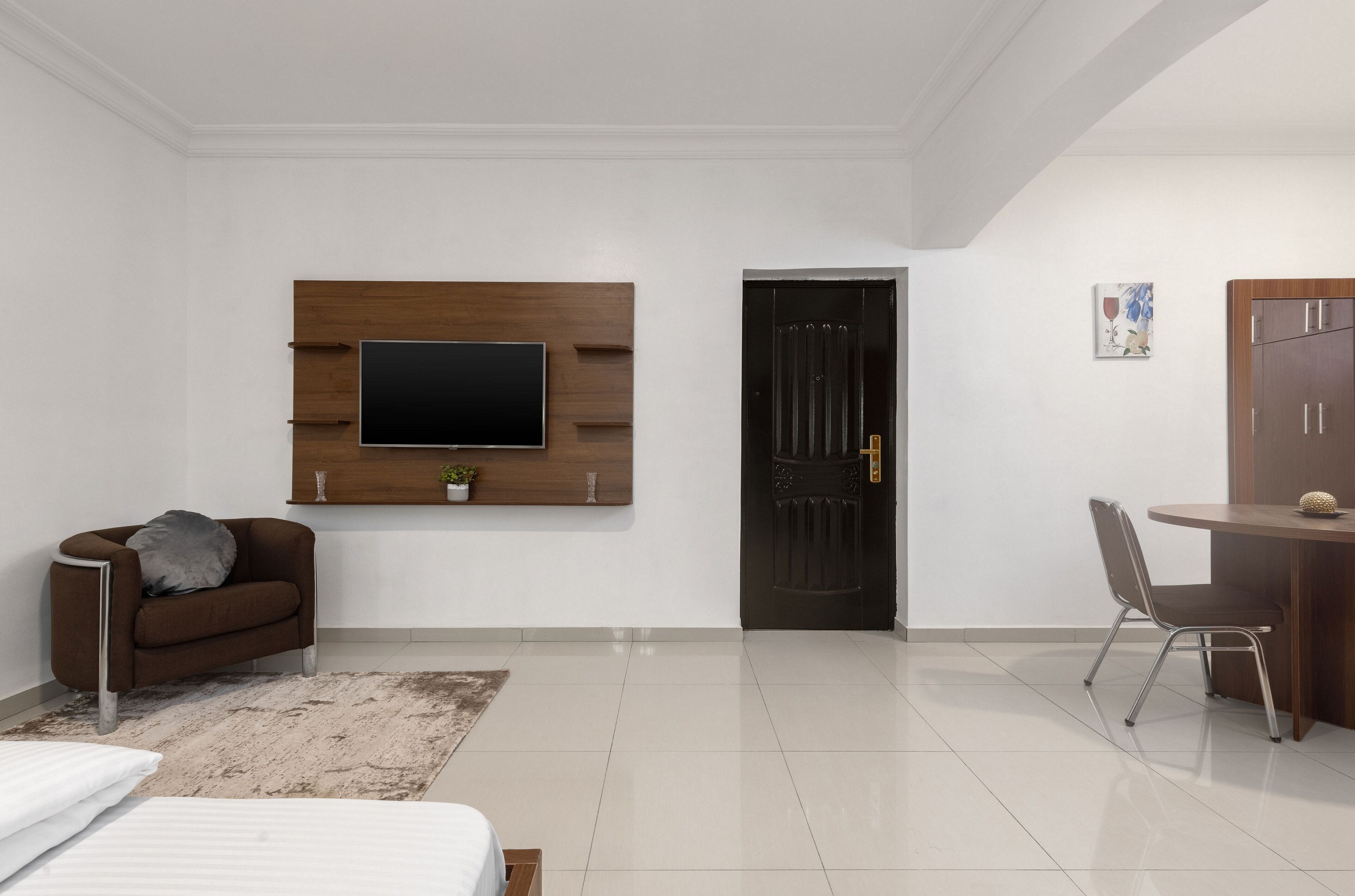 Suite estudio superior, balcón | Ropa de cama de alta calidad, colchones viscoelásticos, caja fuerte