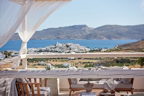 Superior Suite with Sea View and Hot Tub - First Floor | Terraza o patio
