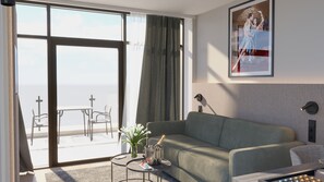Family Room with Sofa and Balcony - Balaton Park Hotel (Balatonfokajár)