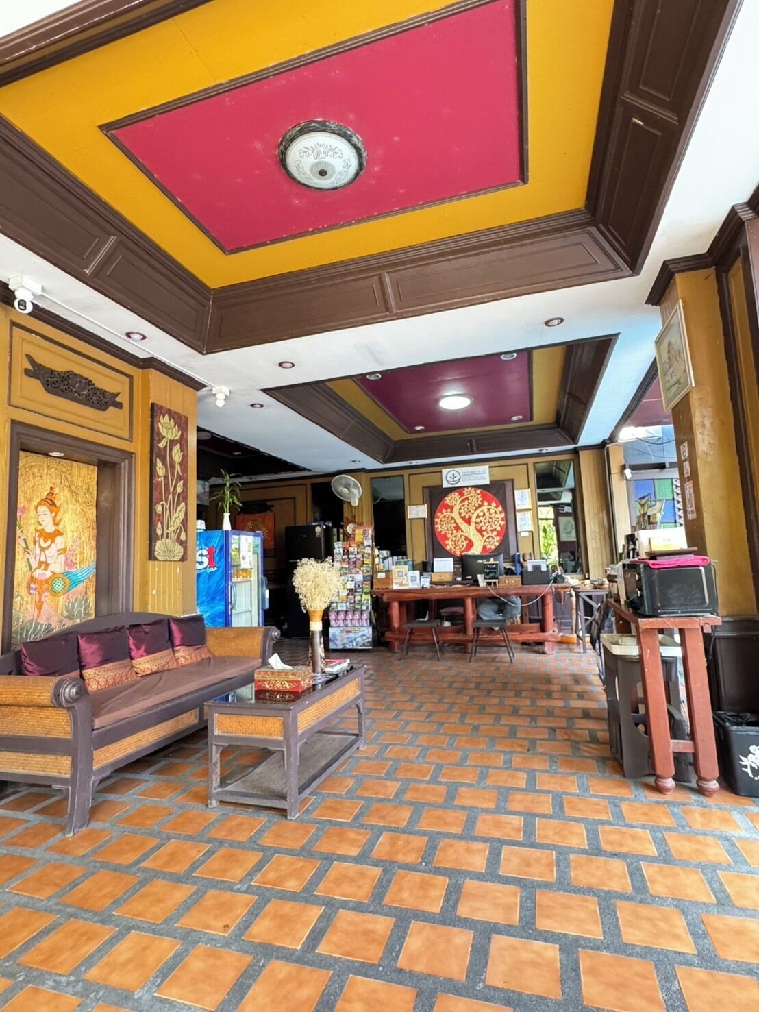 Sittområde i lobbyn