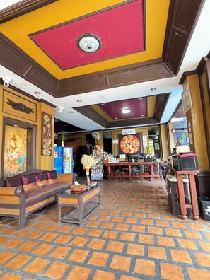 Sala de estar en el lobby