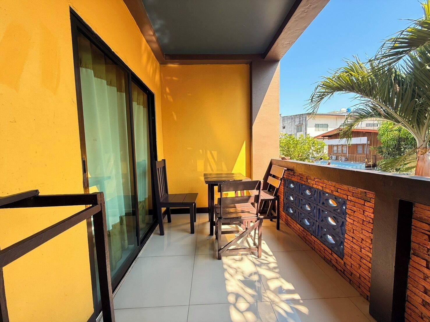 Quarto duplo luxo | Sacada