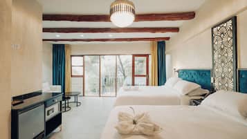 Habitación de lujo con 1 cama doble o 2 individuales, vistas a la montaña | 1 dormitorio, caja fuerte, wifi gratis