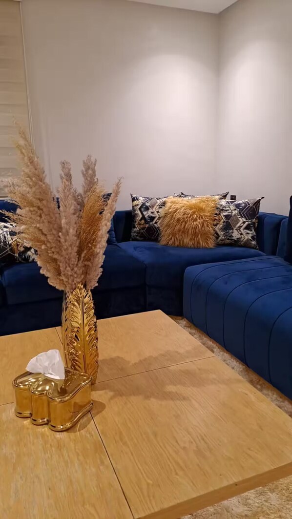 Living area - New Chic and Cosy Apartment in the heart of Marrakech (Marrakesh)