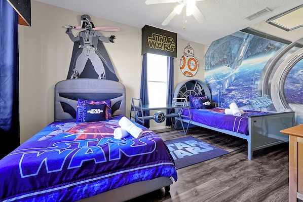 8 bedrooms, iron/ironing board, free WiFi, bed sheets - Magical 8-Bedroom Disney Area Retreat w/ Private Pool & Themed Rooms! (Kissimmee)