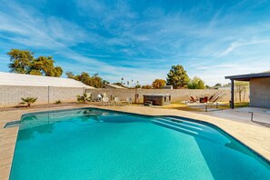 Una piscina climatizada