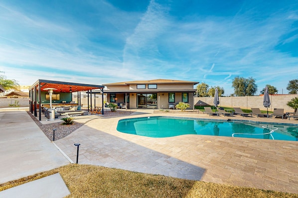 Una piscina climatizada