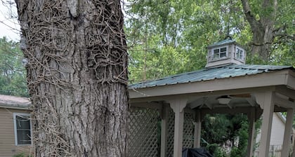 Large Back Deck Cottage with Spectacular Sunset Views of North Indian Lake