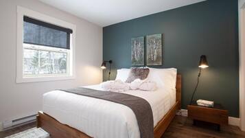 2 Schlafzimmer, Daunenbettdecken, Pillowtop-Betten