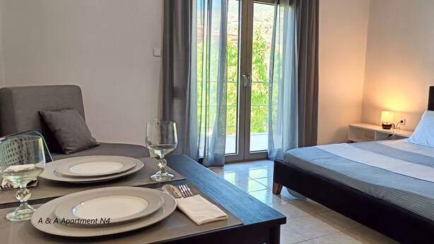 Comfort Double Room, Balcony, Mountain View - A & A Apartments 2 (Skiathos)