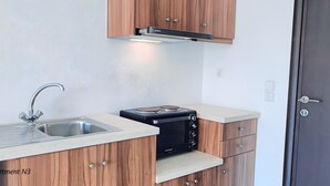 Comfort Double Room, Balcony, Mountain View | Private kitchenette - A & A Apartments 2 (Skiathos)