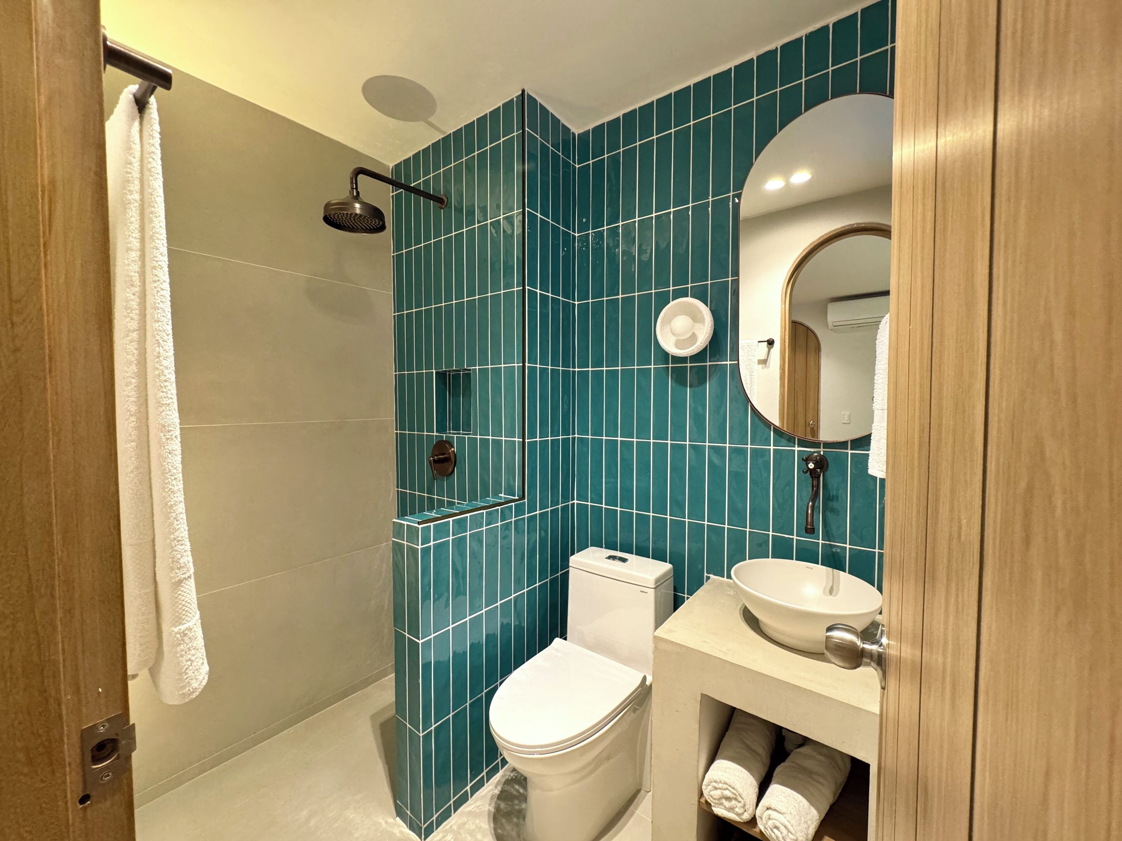 标准公寓, 1 间卧室, 私人浴室 | 浴室 | 淋浴设施、免费洗浴用品、毛巾、肥皂